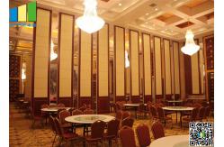 China 100 mm Folding Internal Doors Panel , Operable Partitions for Upscale Restaurant supplier