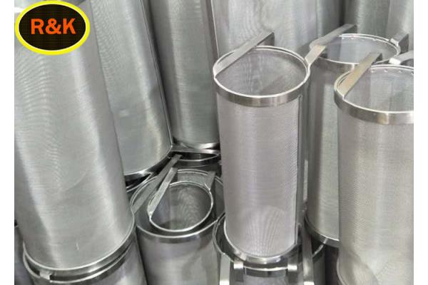Non Toxic Mesh Basket Strainer High Liquid Filtration Precision Wear Resistance