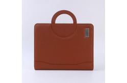 China Multifunctional Waterproof Power Bank Notebook Portfolio Leather Material supplier