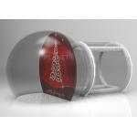 Custom Backdrop Inflatable Christmas Photo Snow Globes With Tunnel for sale