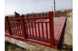 China Customized FRP Pultruded Square Wooden Tube For Building Construction supplier