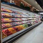 Single Temperature Open Display Cooler , 2200L Vegetable Display Refrigerator for sale