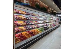 China Single Temperature Open Display Cooler , 2200L Vegetable Display Refrigerator supplier