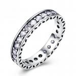 Sterling Silver 925 AAA  CZ Stone Tennis Ring for sale