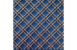 China Decorative Metal Crimped Flat Wire Screen Mesh For Cabinets supplier