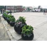 Polished FRP Hand Lay Up Fiberglass Flower Pot High Temperature Resistance for sale