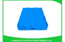 China Stackable Plastic Pallet Boxes PP Material , Folding Plastic Crates Transport Moving supplier