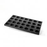                  Rk Bakeware China-Slicone Glazed Cupcake Muffin Custard Cake Baking Tray for Industrial Cupcake Lines              for sale