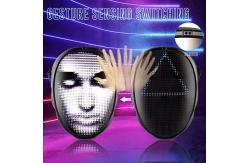 China Halloween Party Smart LED Face Mask APP Controlled Bluetooth Face Changing supplier