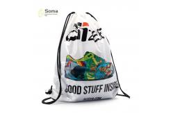 China PP Plastic Drawstring Backpack Bag supplier
