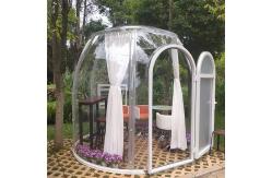 China Fast Build Outdoor Dining Bubble Tent With PC Transparent Board supplier