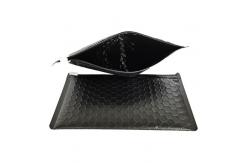 China Black Mailer Zipper Bag Packing Bubble Poly Bag With Custom Personal Logo supplier