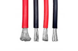 China 26 AWG Ultra Flexible Electric Silicone Rubber Cable with Tinned Copper Wire Customization supplier