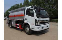 China Dongfeng Dolica Flammable Liquid Tank Truck Carrier 8.1 Cubic Meter supplier