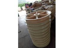 China Customized Cable Pulley Block Plastic Guide Pulley 1-3 Sheave 1160mm Diameter supplier