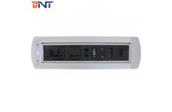 China Automatic Desktop Multimedia Outlet  Silver With 1* VGA / 1* HDMI supplier