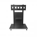 Metal Plasma Smart Board Floor Stand , Interactive Whiteboard Stand For Classroom