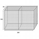 Galvanized Garden Fence Steel Gabion Cages For Retaining Wall for sale