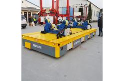 China Height 60cm Warehouse Transfer Cart , 12T Omnidirectional Industrial Transfer Trolley supplier