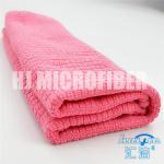 Microfiber Cleaning Cloth pink check 80% polyester and 20% polyamide household cleaning towel for sale