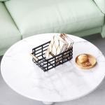 IRON Storage Baskets Organizer For Home Cabinet Pantry Closet Kitchen Fridge Fruit Makeup Metal Wire Basket for sale