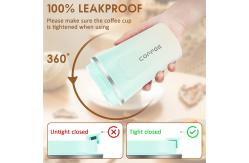 China Customized Reusable Double Walled Insulated Mug Coffee Cups 510ml 380ml supplier