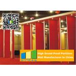 Collapsing Aluminium Movable Partition Walls , Restaurant Portable Partition Walls