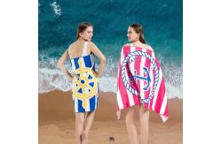 China Knitted Sublimated Beach Towels Dense Terrt Strong Water Absorbability supplier