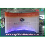 Event Booth Displays 3 X 1.5 X 2.3 M Led Wall Inflatable Photobooth With Printing for sale