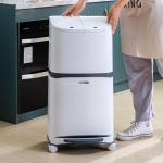 18L/36L Custom Recycle Dustbin Garbage Can Dust Bin With Wheel