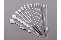 China Big Round Circular Head Sponge Tip Cleanroom Foam Swabs 50pcs supplier