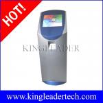 19 inch custom self service kiosk with customizable components like barcode scanner
