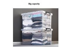 China 80L 120L 150L Clear Stackable Storage Bins Small Plastic Storage Containers supplier