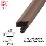 Special Shaped Co-Extrusion Weatherstripings Sealing Strips Brown Color 10*6mm for sale