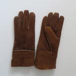 S M L XL Womens Sheepskin Leather Shearling Gloves for sale