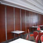 OEM Movable Partition Walls For Banquet / Soundproof Sliding Door Acoustic Wooden Panels for sale