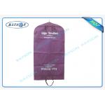 Purple PP Non Woven Fabric Bags 100% Virgin Polypropylene Standard Size for sale