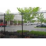 Assembled 6ft Height Tubular Steel Fence Galvanised for sale