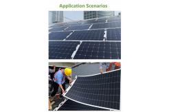 China Monocrystalline 300 Watt Flexible Solar Panel 370W For RV Boat Waterproof MWT supplier