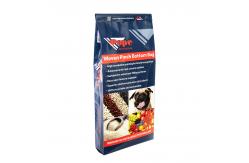 China Eco Friendly Biodegradable Pet Snacks Side Gusset Flat Bottom Stand Up Pouch supplier
