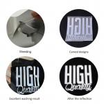 High Quality Reflective Silver Heat Transfer Vinyl In Transfer Film For Safety for sale