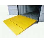China 6.5T Forklift Container Ramp Metal Fabrication Parts Yellow Painting Surface manufacturer