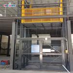 6m Stroke Hydraulic Cargo Lift With Customizable Floor Height