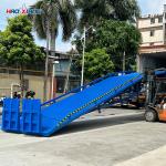 Customizable Load Mobile Yard Ramp 8000kg Portable Steel Yard Ramp for sale