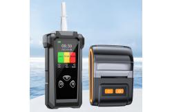 China Accurate Alcohol Breath Analyser With Printer Long Lasting Lithium Battery supplier