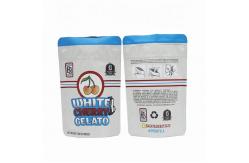 China Resealable Gravure Printed Foil Pouches 0.125oz Flat Bottom Pouch supplier