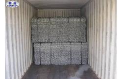China 80x100 Galvanized Stone Filled Gabions , Gabion Baskets Retaining Wall supplier