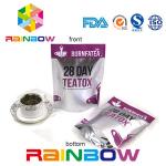 PET / AL / PE k Tea Bags Packaging , Stand Up Resealable Pouches Custom Size for sale