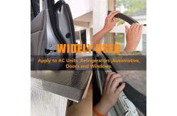 China Closed Cell Foam Weather Stripping Door Seal Soundproof Self Adhesive Insulation Strips supplier