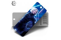 China Custom Plastic 3D Lenticular Bookmark With Flip Effect CMYK Printing supplier